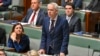 FILE - Australian Minister for Immigration Andrew Giles, shown here at Parliament House in Canberra on Sept. 12, 2023, says a new law that forces recently released immigrant detainees to adhere to strict visa restrictions was designed “to keep the community safe."