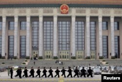 베이징에 소재한 인민대회당 건물.