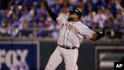 Pablo Sandoval es uno de los siete jugadores venezolanos disputando la Serie Mundial.