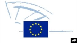 የአውሮፓ ፓርላማ አርማ (European Parliament logo) (አሶሽየትድ ፕረስ/AP)