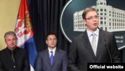 Premijer Srbije Aleksandar Vučić na konferenciji za novinare (srbija.gov.rs) 