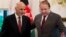 FILE - Pakistan's Prime Minister Nawaz Sharif, (r) invites visiting Afghan President Ashraf Ghani for talks at the prime minister house in Islamabad, Pakistan, Nov. 15, 2014.