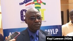 Idrissou Akibou, Global alumni association of Togo (GAAT), à Lomé, Togo, le 14 novembre 2016. (VOA/Kayi Lawson)