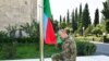 علی‌اف پرچم جمهوری آذربایجان را در قره‌باغ کوهستانی برافراشت