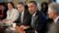 U.S. President Barack Obama participates in his first cabinet meeting of his second term in the Cabinet Room of the White House, Mar. 4, 2013.