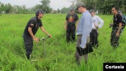 Más de 1500 paramilitares del Bloque Elmer Cárdenas, que comandaba alias ‘El Alemán’ se desmovilizaron entre abril y agosto de 2006. [Foto: Fiscalía de Colombia]