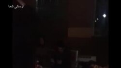 تحصن دانشجویان مقابل ساختمان مدیریت دانشگاه علم و صنعت