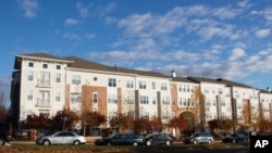 华盛顿郊区公寓楼。专家们认为明年房价会增长1.5%