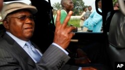 Etienne Tshisekedi lors de son retour à Kinshasa, 28 novembre 2014