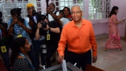 Mauritians await poll result as Prime Minster Jugnauth seeks second term