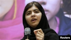 Pelajar putri Pakistan Malala Yousafzai, yang selamat setelah kepalanya ditembak oleh Taliban pada 2012. (Foto: Dok)