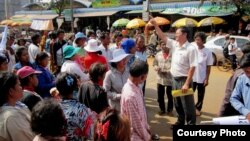 Ny Chakrya, head of legal assistance for the rights group Adhoc, is facing a suit filed by two court officials in Siem Reap province last month, after he spoke to local media about a land dispute there. (Courtesy of Ny Chakrya) 