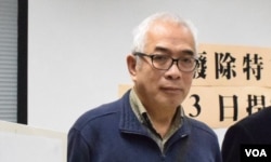 香港時事評論員程翔。(美國之音湯惠芸)