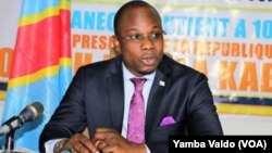 Bernard Kayumba à Kinshasa, en RDC, le 9 décembre 2020.