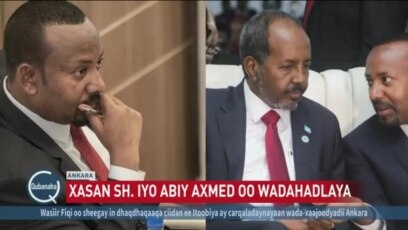 Xasan Sheekh iyo Abiy oo kulmaya