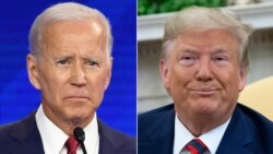 Shugaba Trump da Abokin hamayyarsa Joe Biden