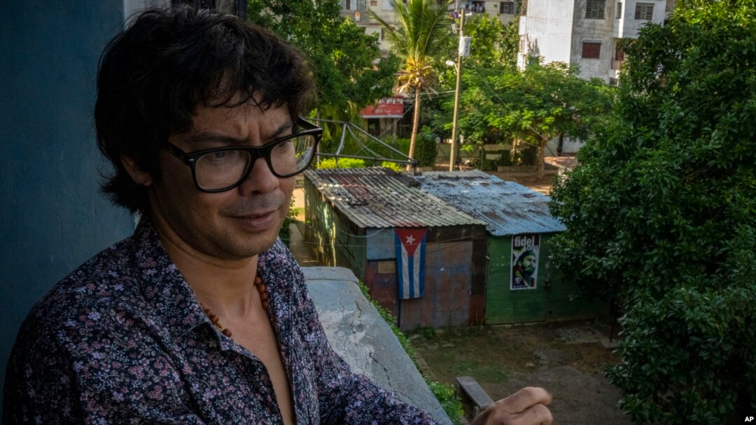 Yunior García, positor al gobierno cubano, quien convocó a una marcha pacífica para el 15 de noviembre de 2021 en La Habana, Cuba, pero fue abortada por las autoridades de la isla. [Foto de archivo]
