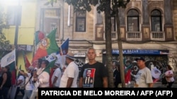 Manifestação anti-imigração da extrema-direita em Lisboa, Portugal, 29 setembro 2024