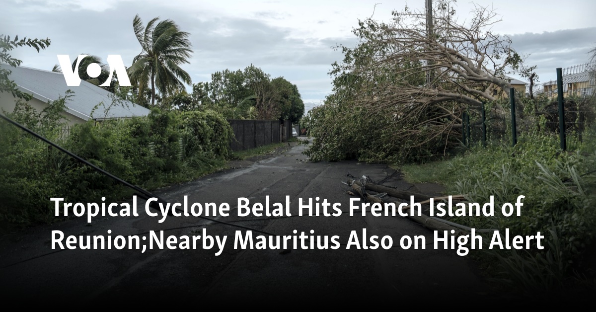 Tropical Cyclone Belal Hits French Island Of Reunion; Nearby Mauritius ...