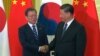 中國國家主席習近平在北京人大會堂會見到訪的南韓總統文在寅。（2019年12月23日）