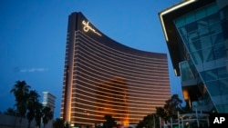 Hotel Wynn yang juga merupakan lokasi kasino di Las Vegas, Nevada, AS (foto: dok). 