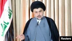 Moqtada al-Sadr, Najaf, Irak, le 25 juin 2014. 