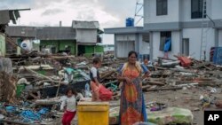 Tumwe mu turere twaciweko na tsunami 
