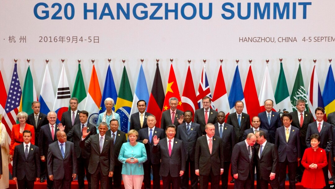 Lideri na samitu G-20 u Kini