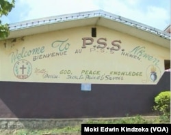 FILE - Students and their principal were kidnapped from the Presbyterian School of Science and Technology in Bafut, near Bamenda, Cameroon, Nov. 5, 2018.