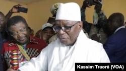 Le président malien Ibrahim Boubacar Kéita a voté lors de l'élection présidentielle du 29 juillet 2018.