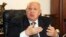 Mohamed Abu Shadi, Egypt's new supply minister, speaks to the media at his office in Cairo, July 17, 2013. 