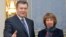 Ukrajinski predsednik Viktor Janukovič i visoka predstavnica EU za inostranu politiku, Ketrin Ešton u Kijevu