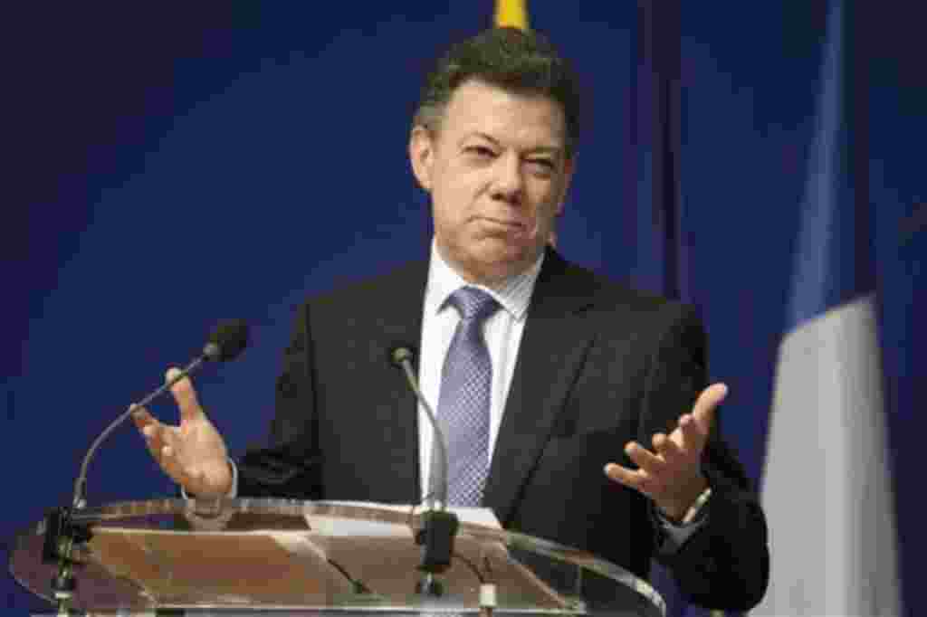 Juan Manuel Santos, presidente de Colombia.