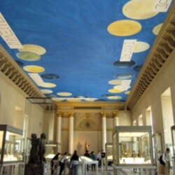 Cy Twombly's new painting is in one of the oldest areas of the Louvre Museum