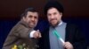 محمود احمدی نژاد در کنار معاون پارلمانی خود در زمان ریاست جمهوری
