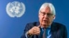 FILE - Martin Griffiths, the United Nations humanitarian chief, speaks at U.N. headquarters, Sept. 28, 2021. On Dec. 21, 2022, he told the U.N. Security Council that 15.3 million Syrians will need assistance next year.