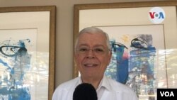 Francisco Aguirre Sacasa, excanciller de Nicaragua. [Foto: Daliana Ocaña, VOA]