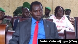 Youssouf Tom procureur de la république, à N’Djamena, le 26 août 2019. (VOA/André Kodmadjingar).