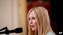 Ivanka Trump, la hija del presidente Donald Trump, durante una ceremonia en el Salón Este de la Casa Blanca, el pasado 19 de julio, en Washington.