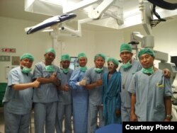 Tim dokter RSPAD Gatot Subroto, Jakarta, Rabu, 28 Maret 2018. (Foto Courtesy: Maturidi).
