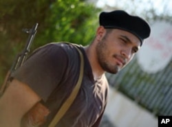 Libyan rebel Fitori Abdl Khadar