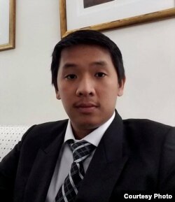 លោក កែវ សាម៉ាឌី អាយុ៣៦ ឆ្នាំ ជាពលរដ្ឋ​អាមេរិកំាង​ដើមកំណើតខ្មែរធ្វើការនៅក្នុងទីក្រុង Alexandria រដ្ឋ Virginia សហរដ្ឋ​អាមេរិក។ (រូបថតផ្តល់ឲ្យដោយលោក កែវ សាម៉ាឌី)
