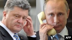 Ukraine's Petro Poroshenko and Russia's Vladimir Putin have discussed Ukraine conflict.