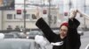 Cars Circle Central Moscow in Anti-Putin Protest