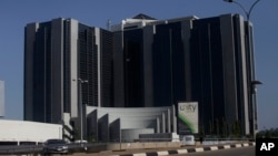 FILE - A general view of a Central bank of Nigeria headquarters in Abuja, Nigeria. 