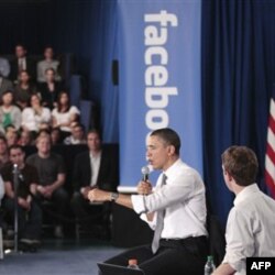 AQSh rahbari Barak Obama omma bilan aloqa qilishda "Facebook" dan foydalanadi