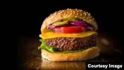 Dutch company Mosa Meat announced in 2013 it had produced the world's first hamburger in a lab. It is continuing to develop its products and expects to begin selling commercially by 2021. (Photo: Mosa Meat)
