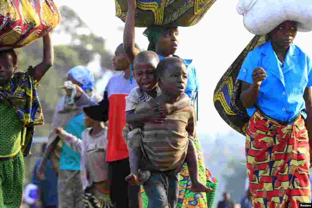 عده زیادی از آوارگان کنگویی را کودکان تشکیل می دهند.