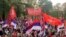 Bosnia and Herzegovina -- Members and supporters of the ruling parties in Republika Srpska gathering for a protest because of election results, Banja Luka, October 25, 2022