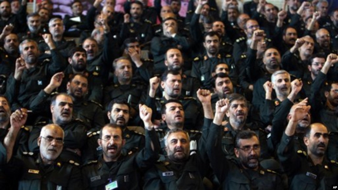 Para komandan Garda Revolusi Iran (foto: dok). Garda Revolusi, pasukan militer terkuat Iran, memimpin dua badan intelijen dalam struktur intelijen Iran.